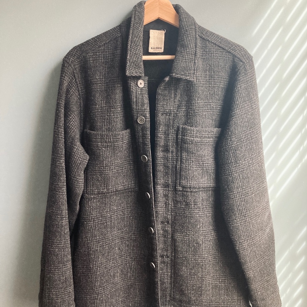 Baldwin Kansas City wool button down size Small